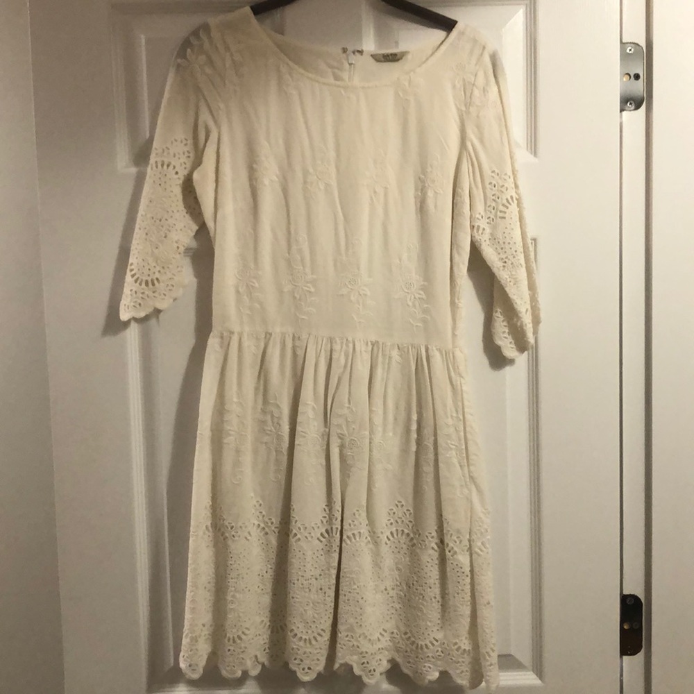 Jack Wills Cotton Lace Dress